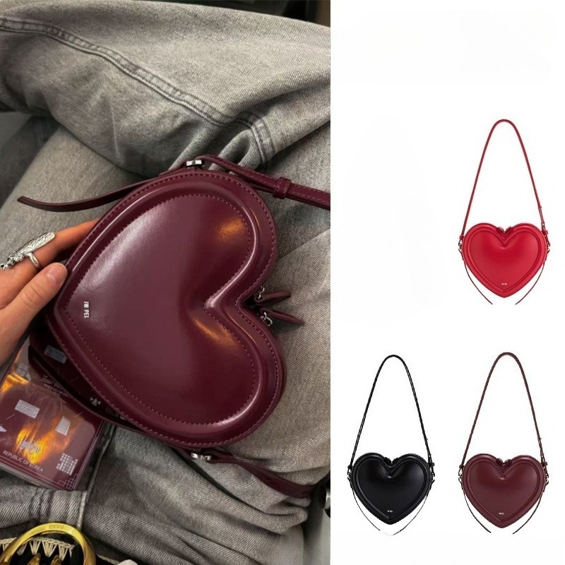 Women Bags Jw Pei - Arlene heart-shaped 3D crossbody bag, solid