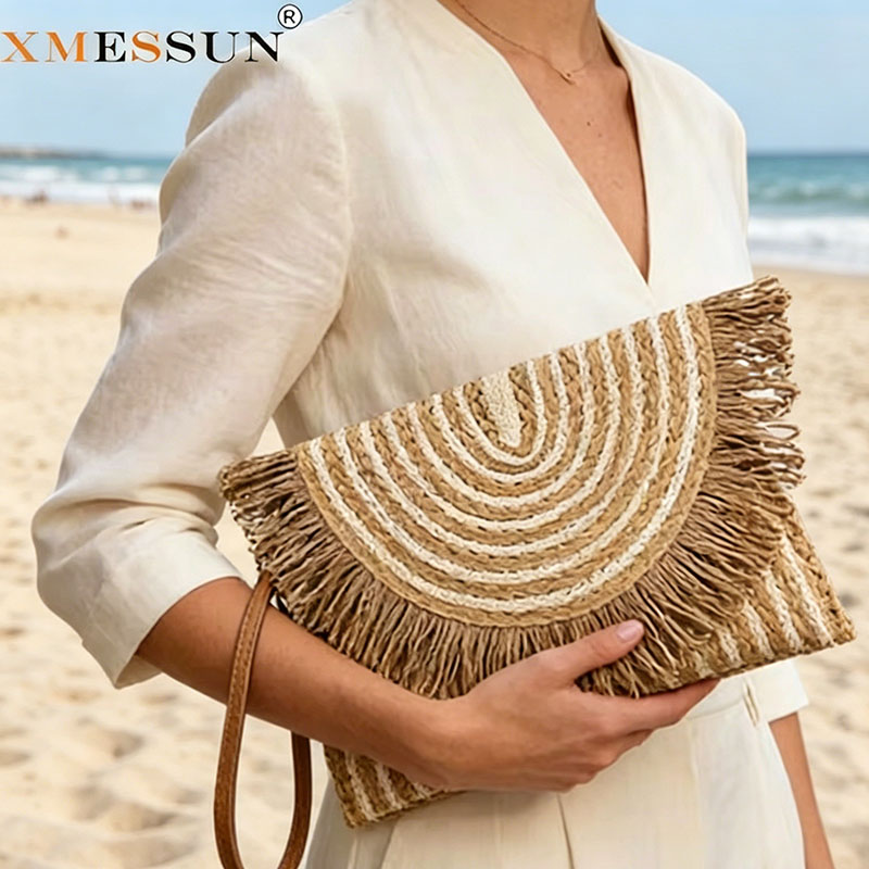 Women Bags Jw Pei - Fashion Luxury Woven Clutch Bag Large