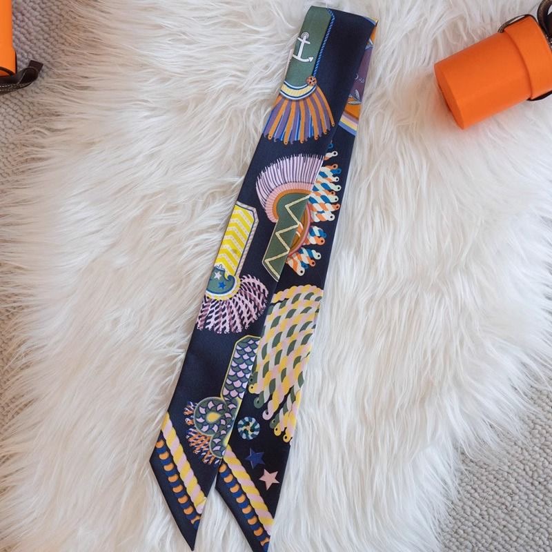 Women Bags Hermes - Luxury Long Scarf with Epaulet Design
