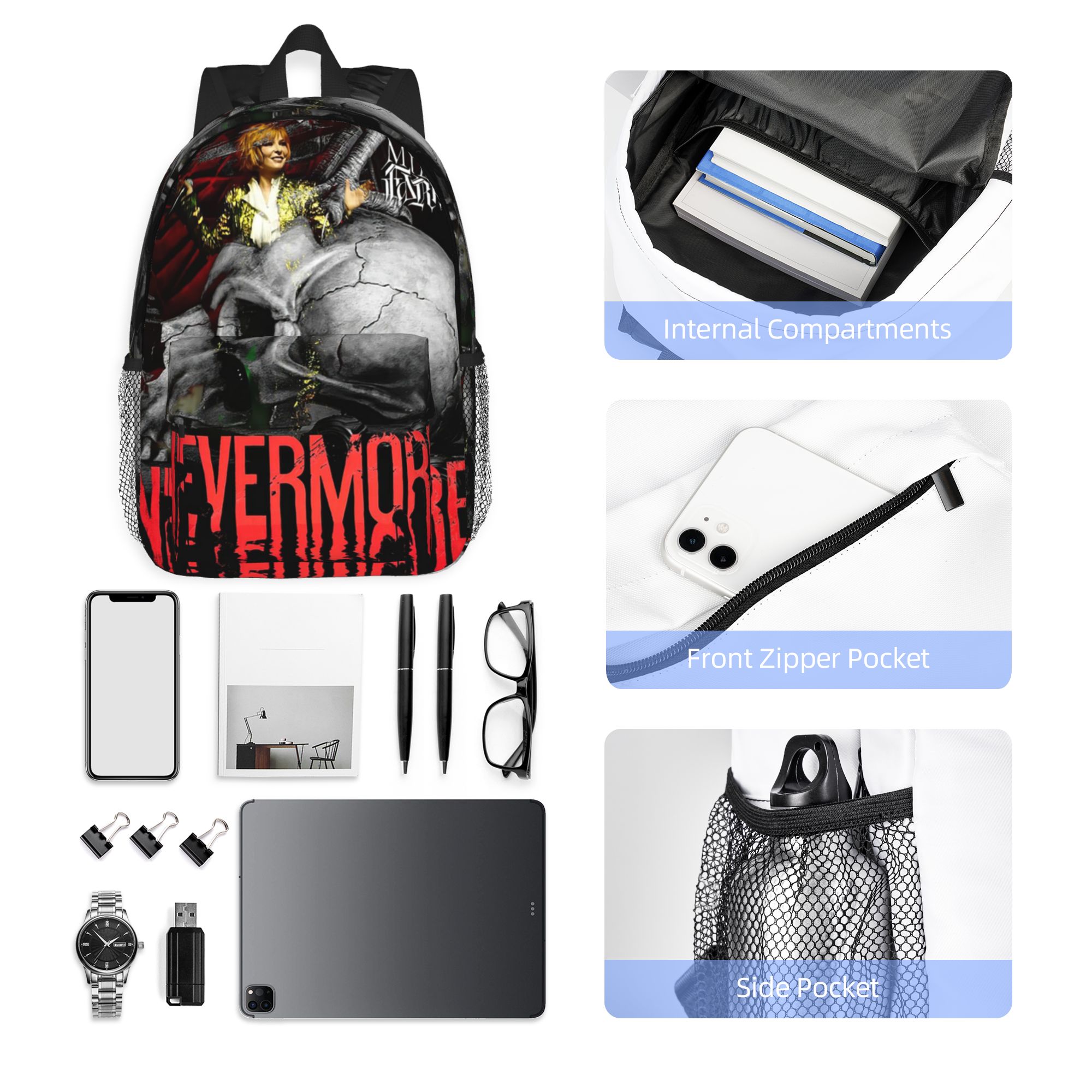 Nevermore skeleton Mylene Farm - Women Bags Farmers recension och pris