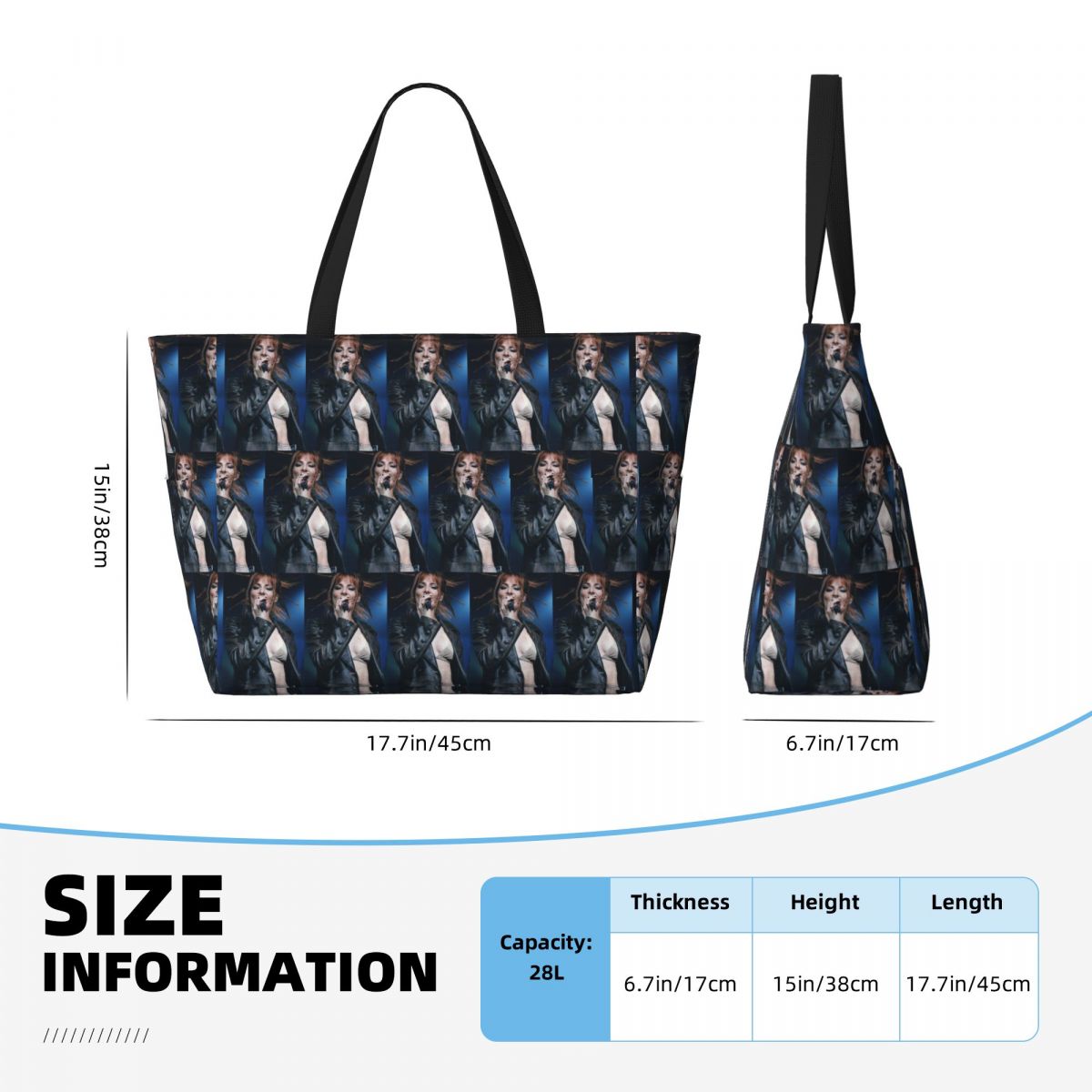 Mylene Farmer Beach Tote Bag S - Women Bags Farmers recension och pris