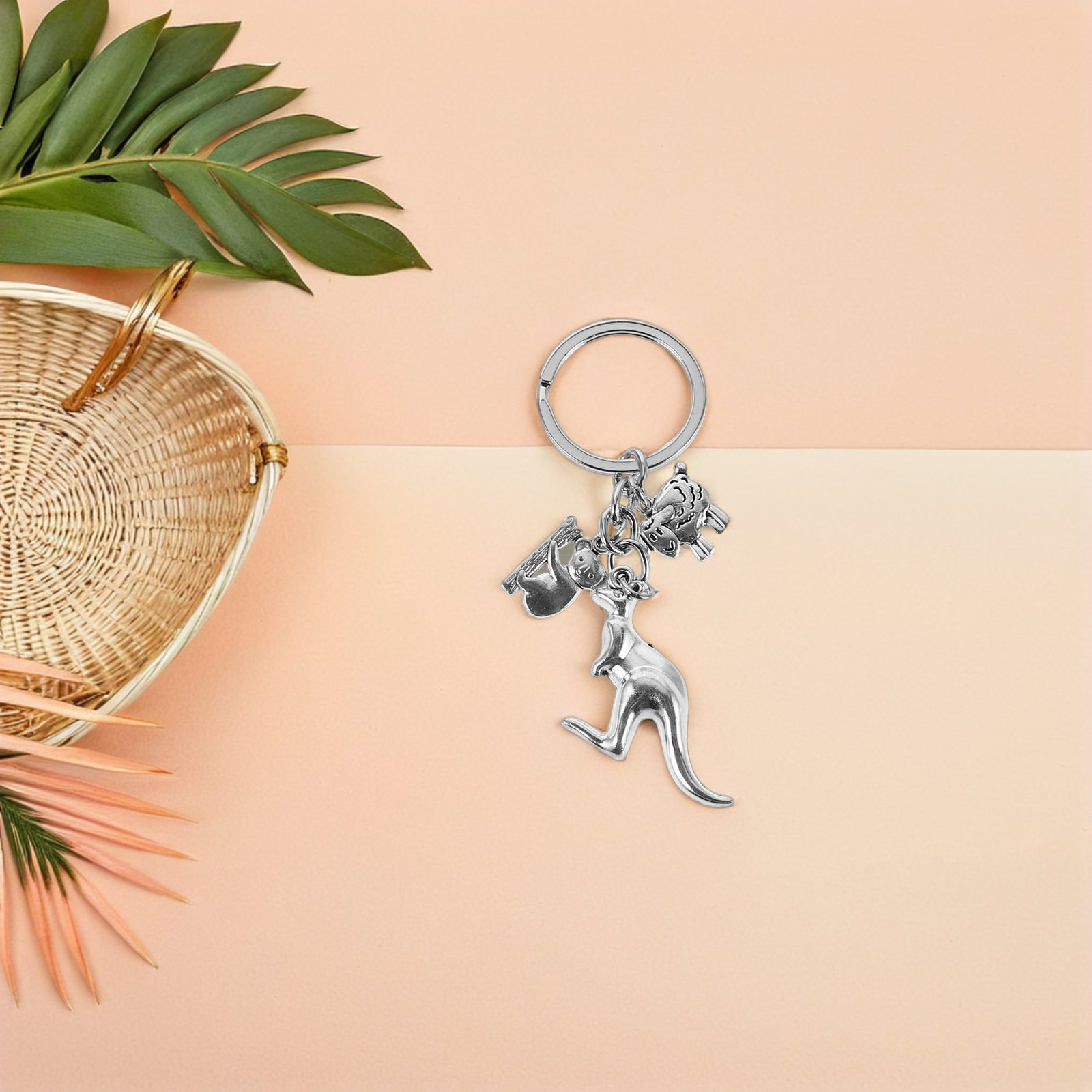 8Pcs Animal Keychains for Wome - Women'S Kangaroo Bags recension och pris