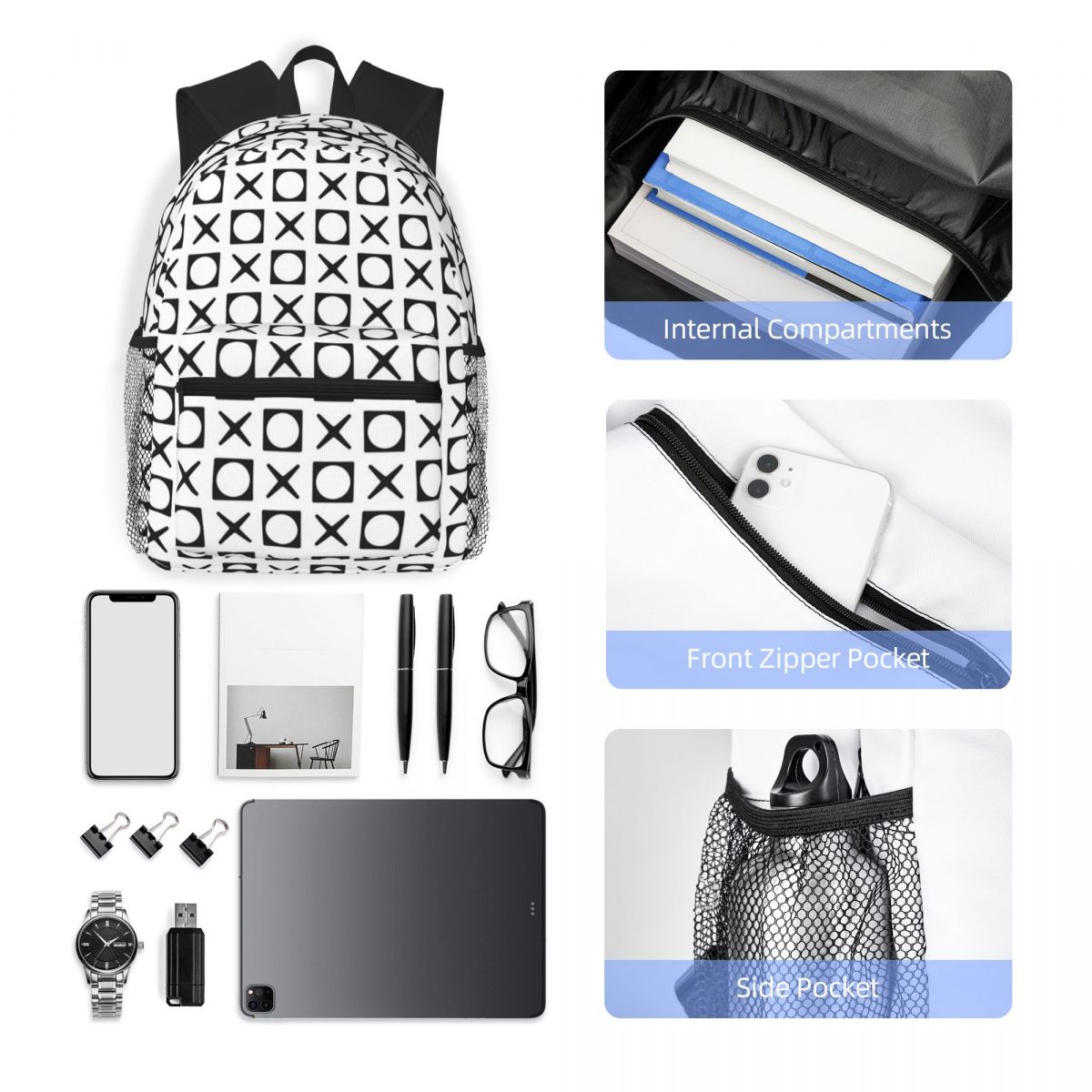 XOXO Pattern Student Backpack  - Women'S Xoxo Bags recension och pris