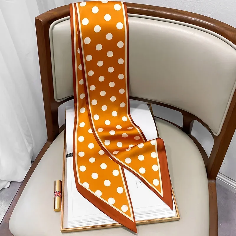 Design Print Skinny Scarf Plai - Women Bags Branded recension och pris