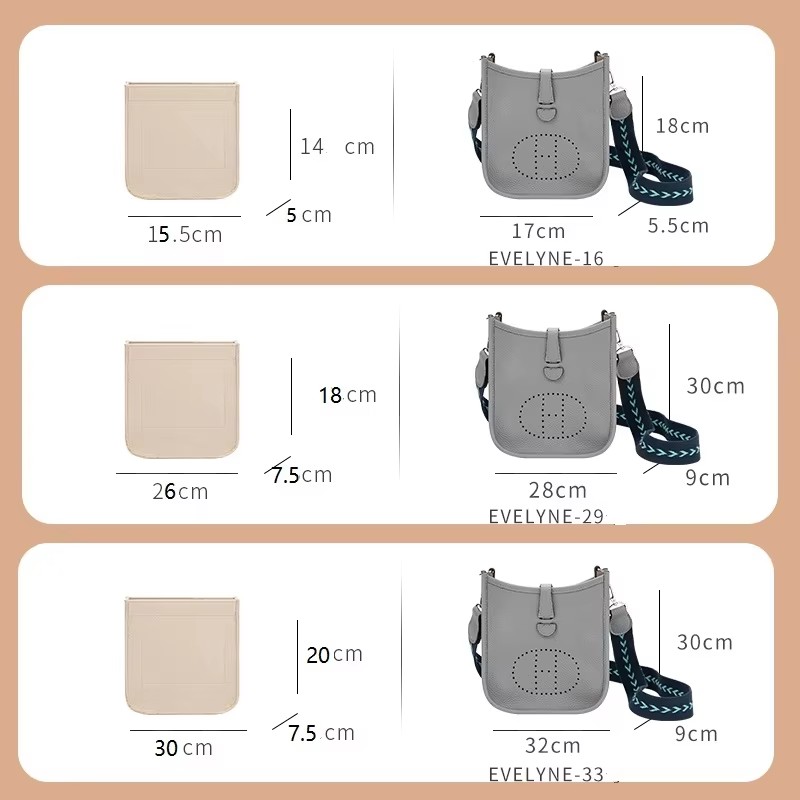 Bag Organizer Insert For Herme - Women Bags Hermes recension och pris