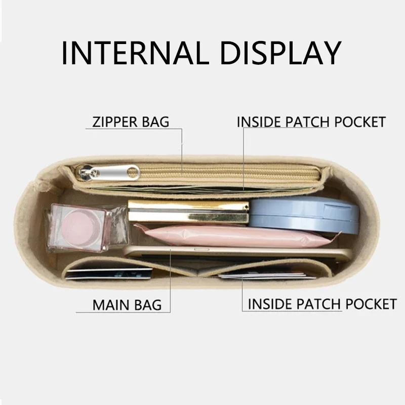 Felt Cloth Insert Bag Organize - Women Bags Hermes recension och pris