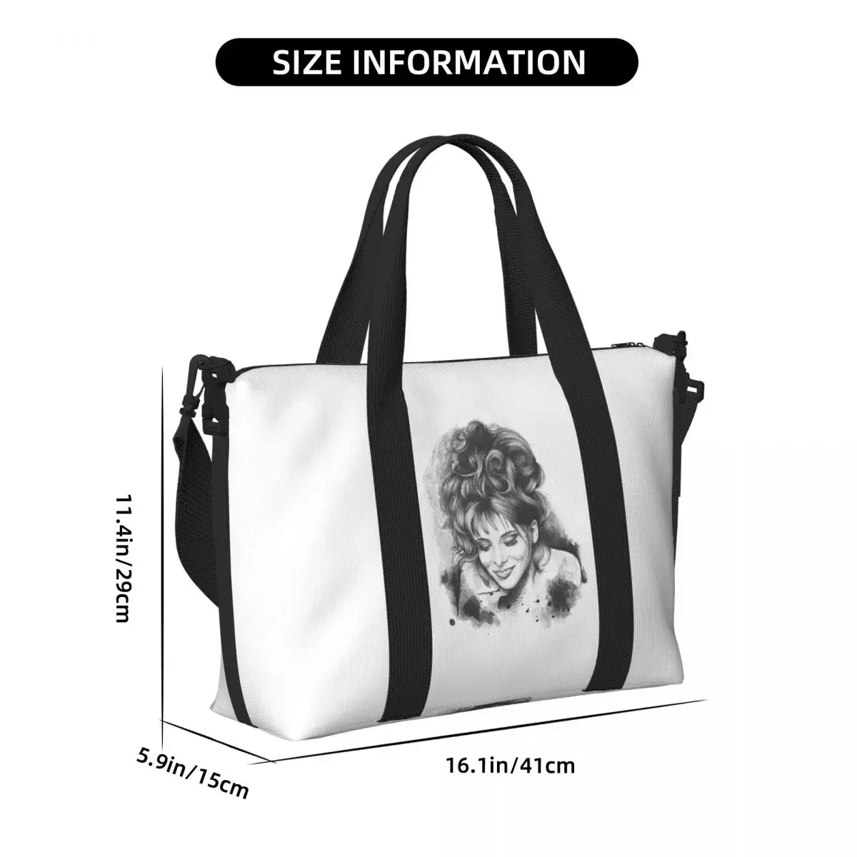 Mylene Farmer Cartoon French S - Women Bags Farmers recension och pris