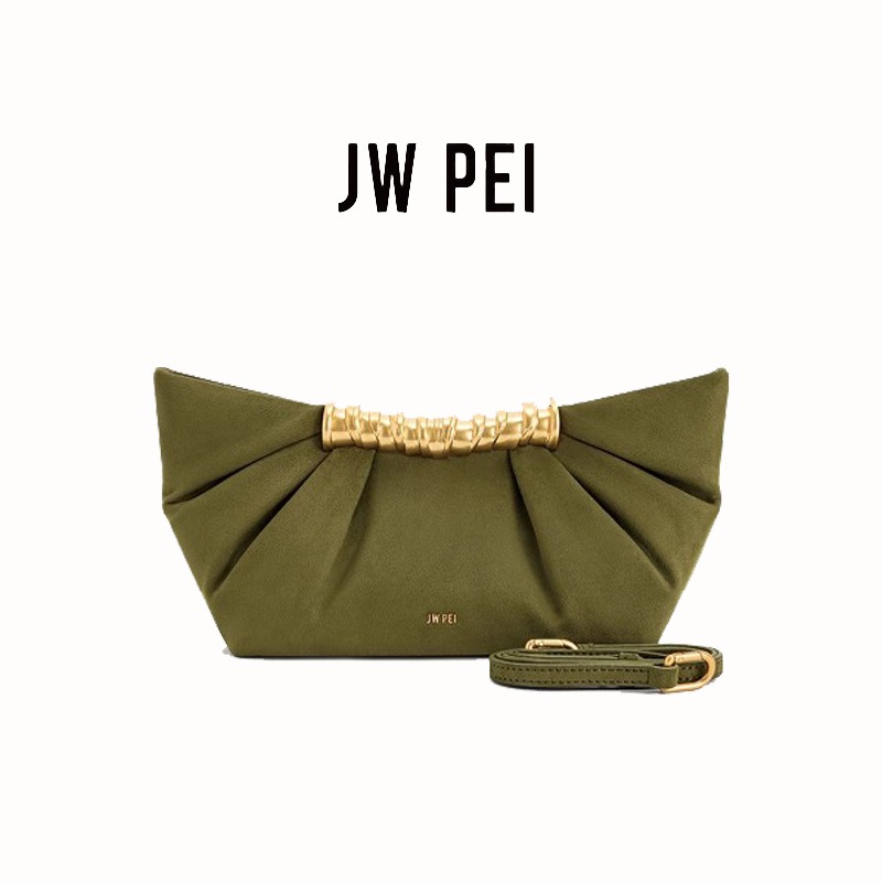 JW PEI Leia Pleated Clutch Met - Women Bags Jw Pei recension och pris