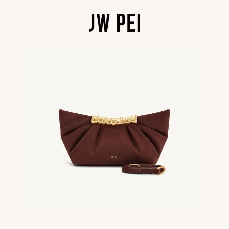 JW PEI Leia Pleated Clutch Met - Women Bags Jw Pei recension och pris