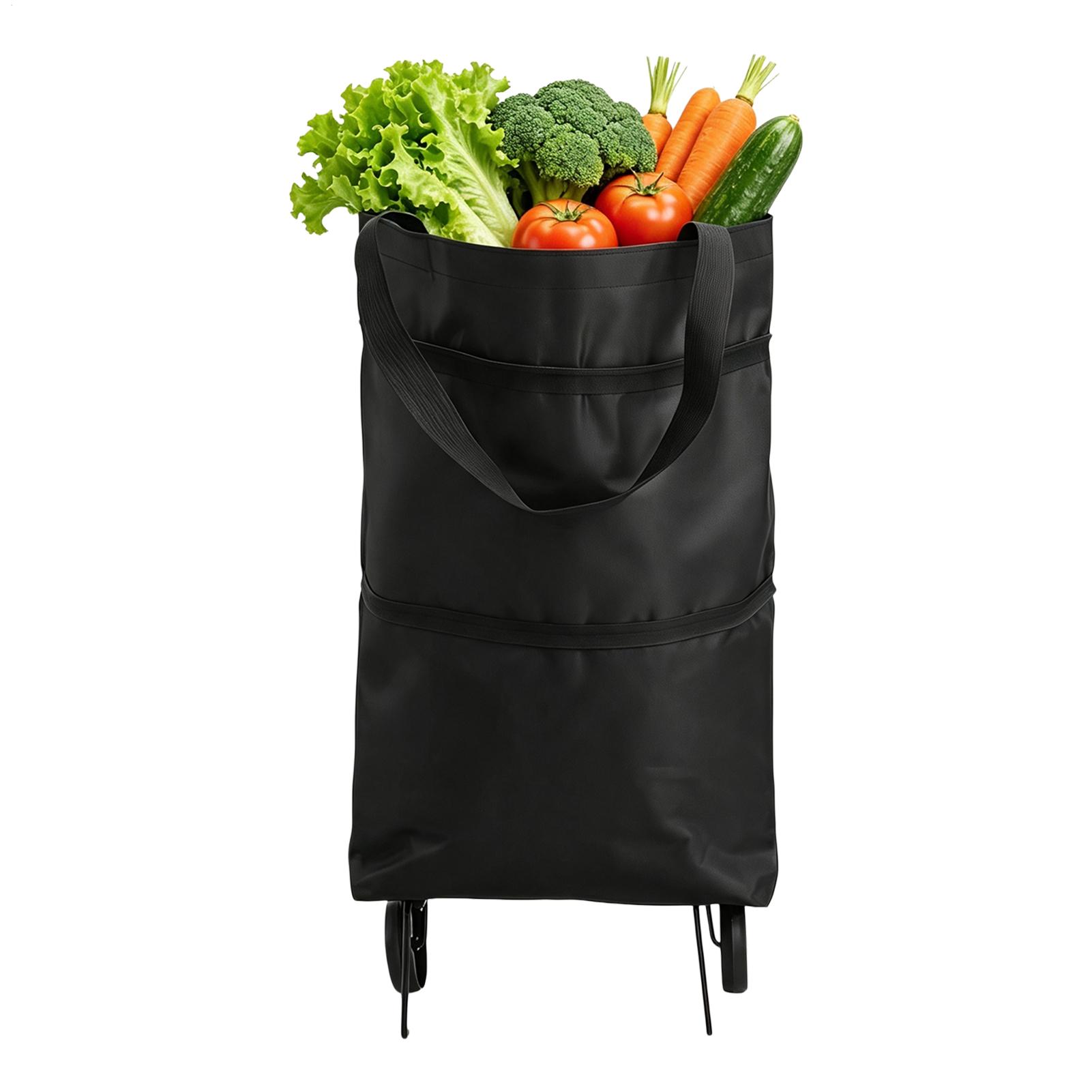 Grocery Bag With Wheels Foldab - Women Bags Farmers recension och pris