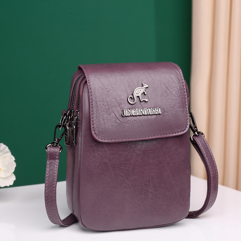 Vintage Woman Faux Leather Pho - Women'S Kangaroo Bags recension och pris