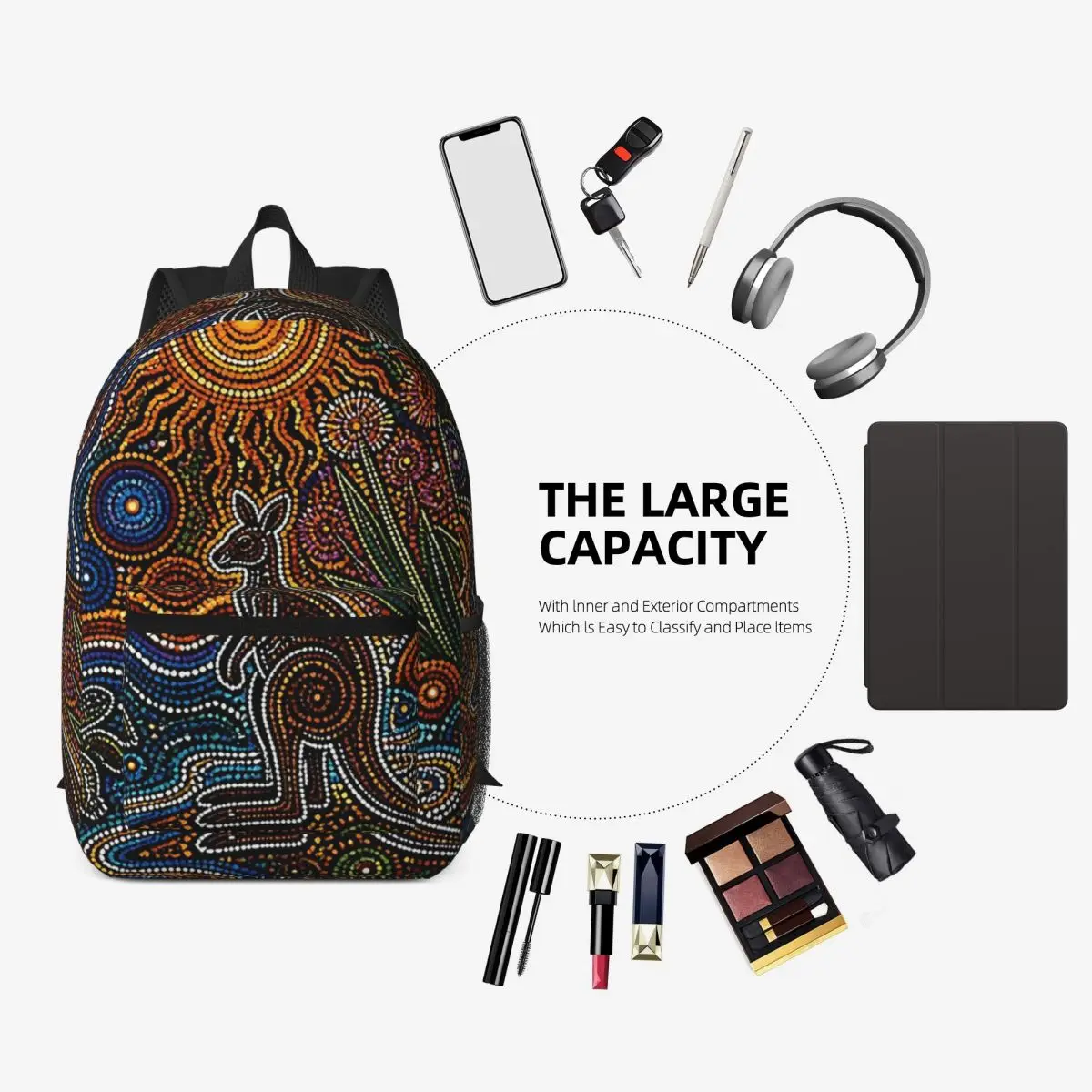 Aboriginal Kangaroo Abstract A - Women'S Kangaroo Bags recension och pris