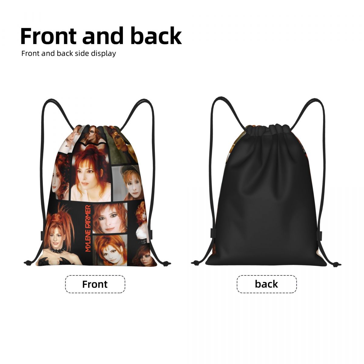 Custom Mylene Farmer French Si - Women Bags Farmers recension och pris