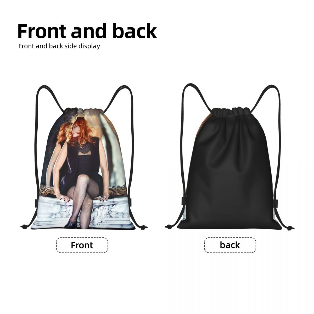 Beautiful Mylene Farmer Drawst - Women Bags Farmers recension och pris