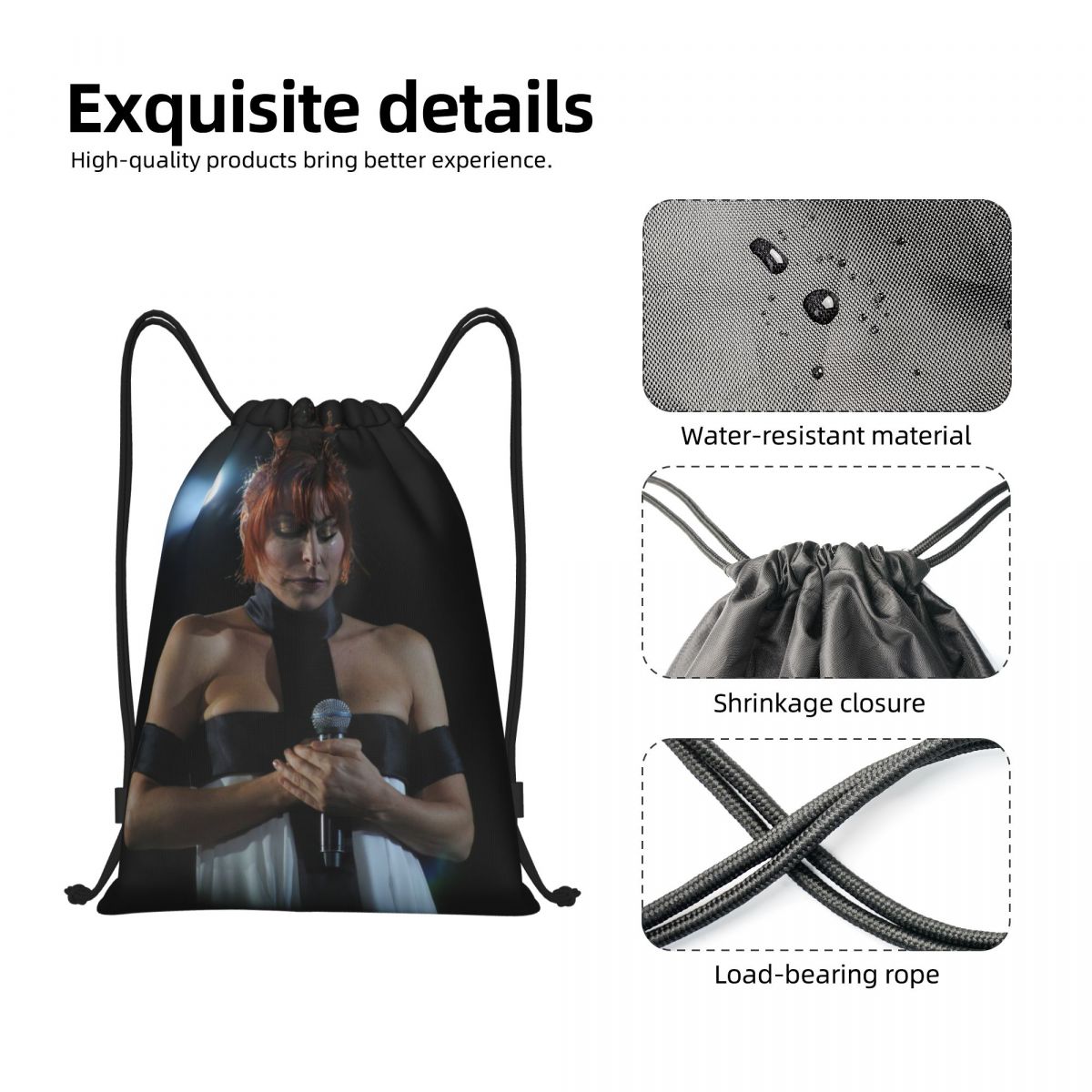 Sexy Mylene Farmer French Sing - Women Bags Farmers recension och pris