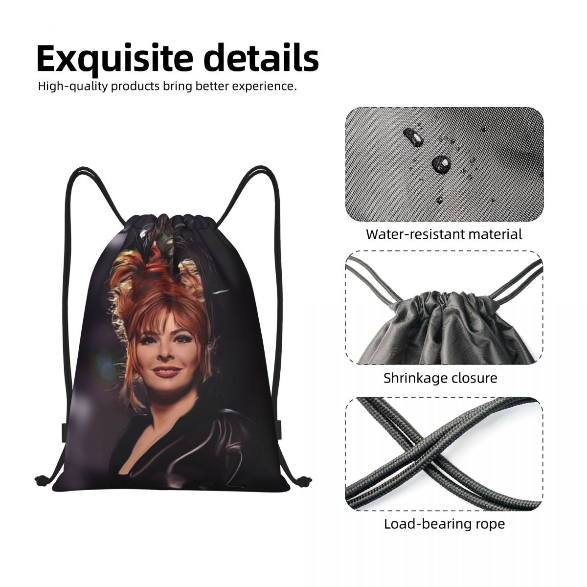Pretty Mylene Farmer Drawstrin - Women Bags Farmers recension och pris